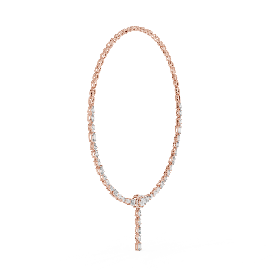 Calithene Multi-Shape  Diamond Necklace