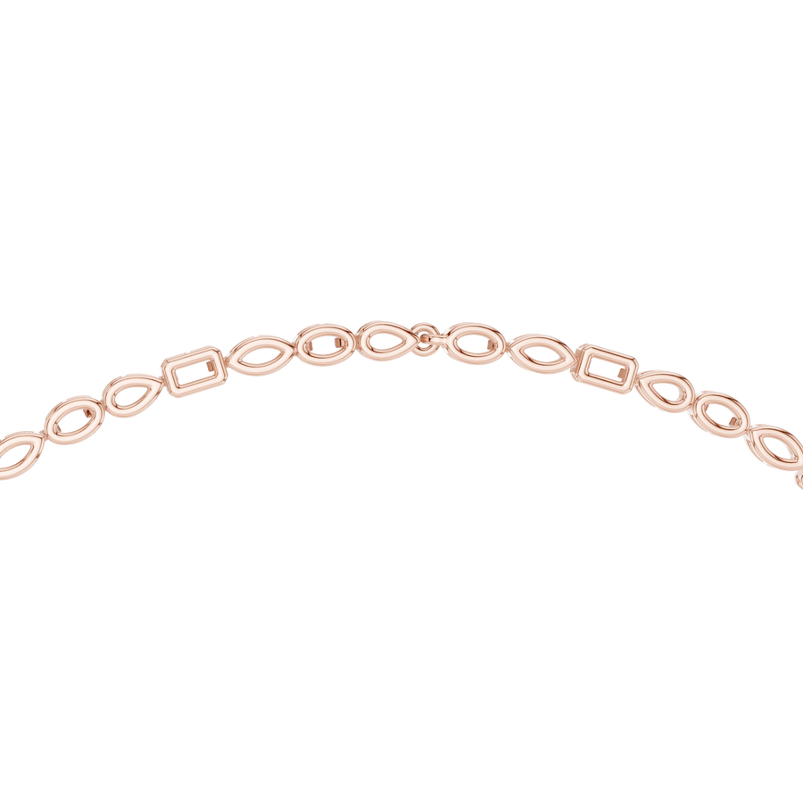 Calithene Multi-Shape  Diamond Necklace