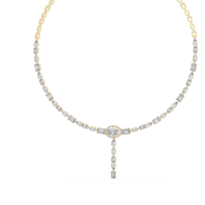 Calithene Multi-Shape  Diamond Necklace