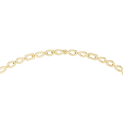 Calithene Multi-Shape  Diamond Necklace
