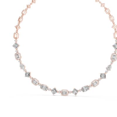 Virelisse 6.50 × 6.50 mm Diamond Necklace