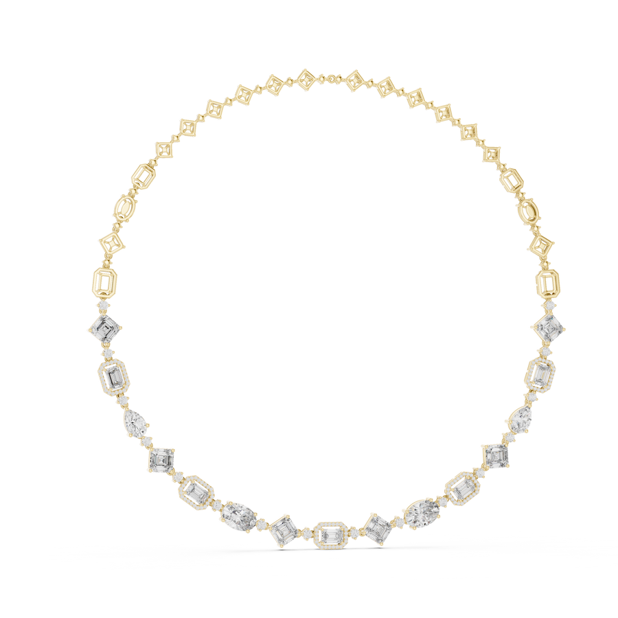 Virelisse 6.50 × 6.50 mm Diamond Necklace