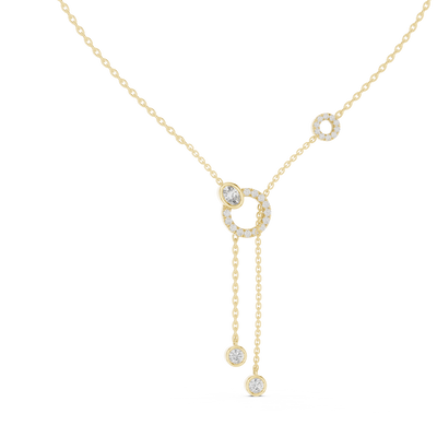 Elarvienne Green & Yellow Diamond Pendant