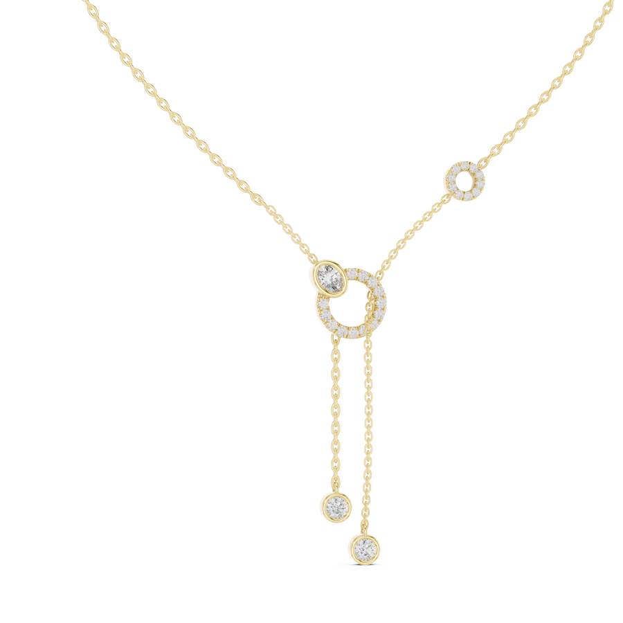 Elarvienne Green & Yellow Diamond Pendant