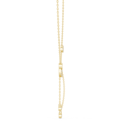 Elarvienne Green & Yellow Diamond Pendant