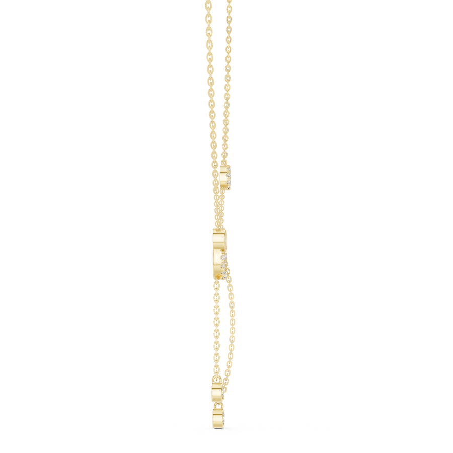 Elarvienne Green & Yellow Diamond Pendant