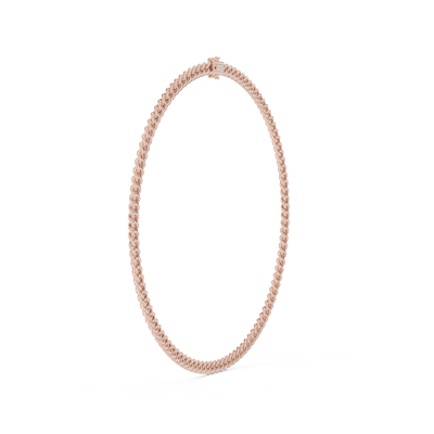 Calyvane 1.20 mm Round Diamond Necklace