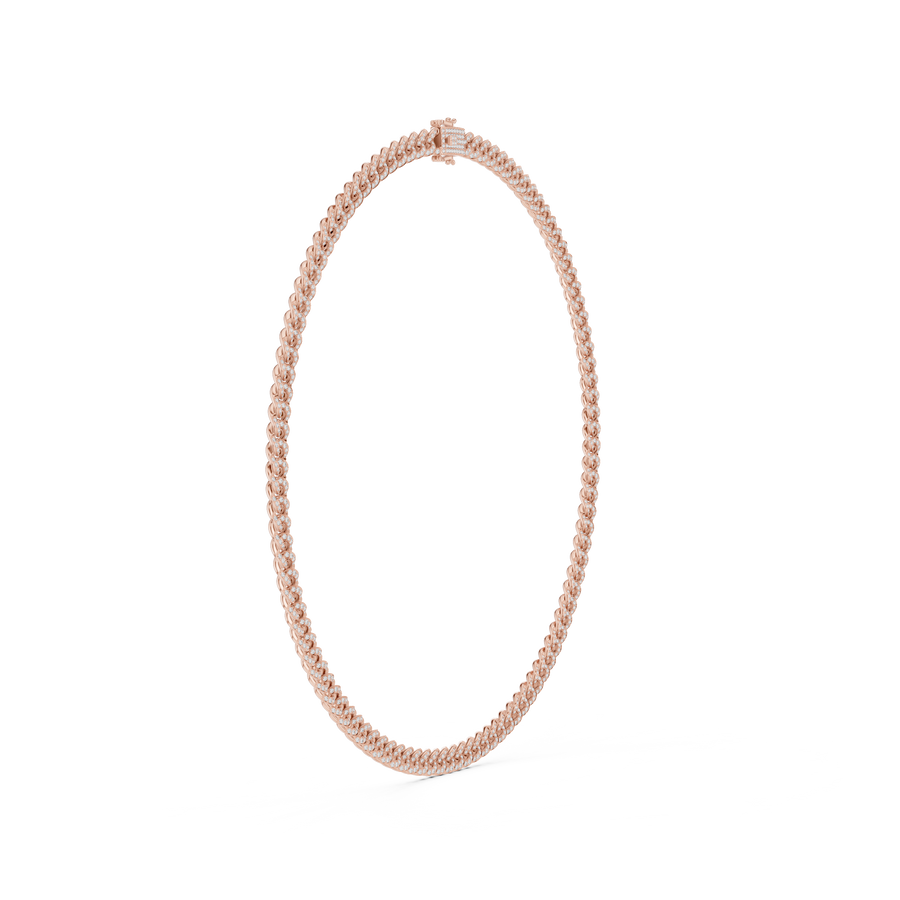 Calyvane 1.20 mm Round Diamond Necklace