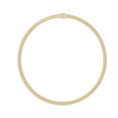 Calyvane 1.20 mm Round Diamond Necklace