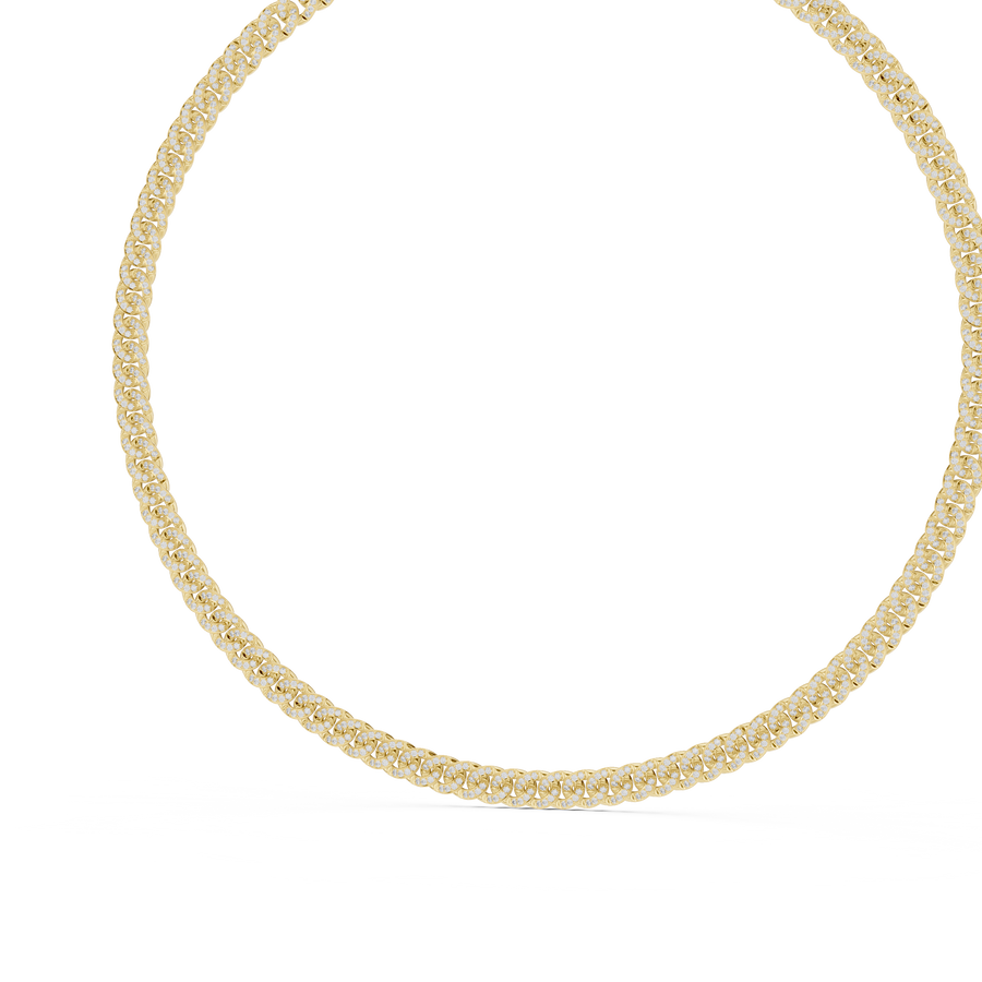 Calyvane 1.20 mm Round Diamond Necklace