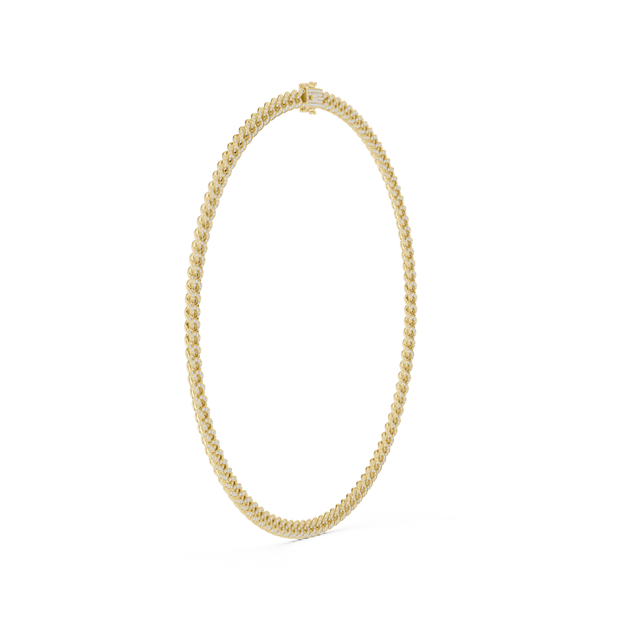 Calyvane 1.20 mm Round Diamond Necklace