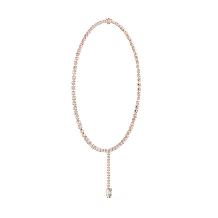 Zelvarine 11.00 × 7.50 mm  Diamond Necklace