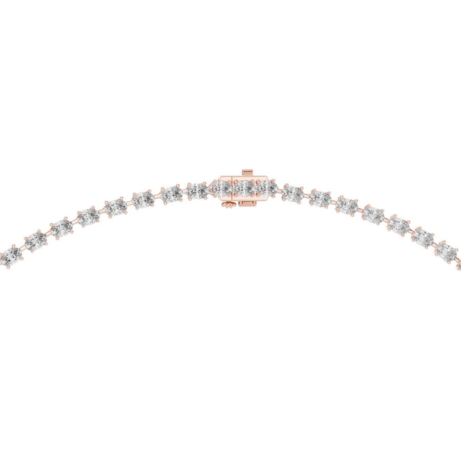 Zelvarine 11.00 × 7.50 mm  Diamond Necklace