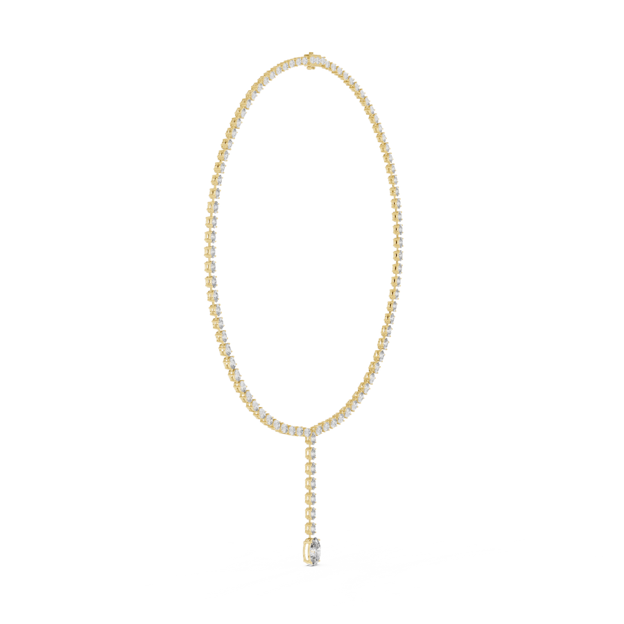 Zelvarine 11.00 × 7.50 mm  Diamond Necklace