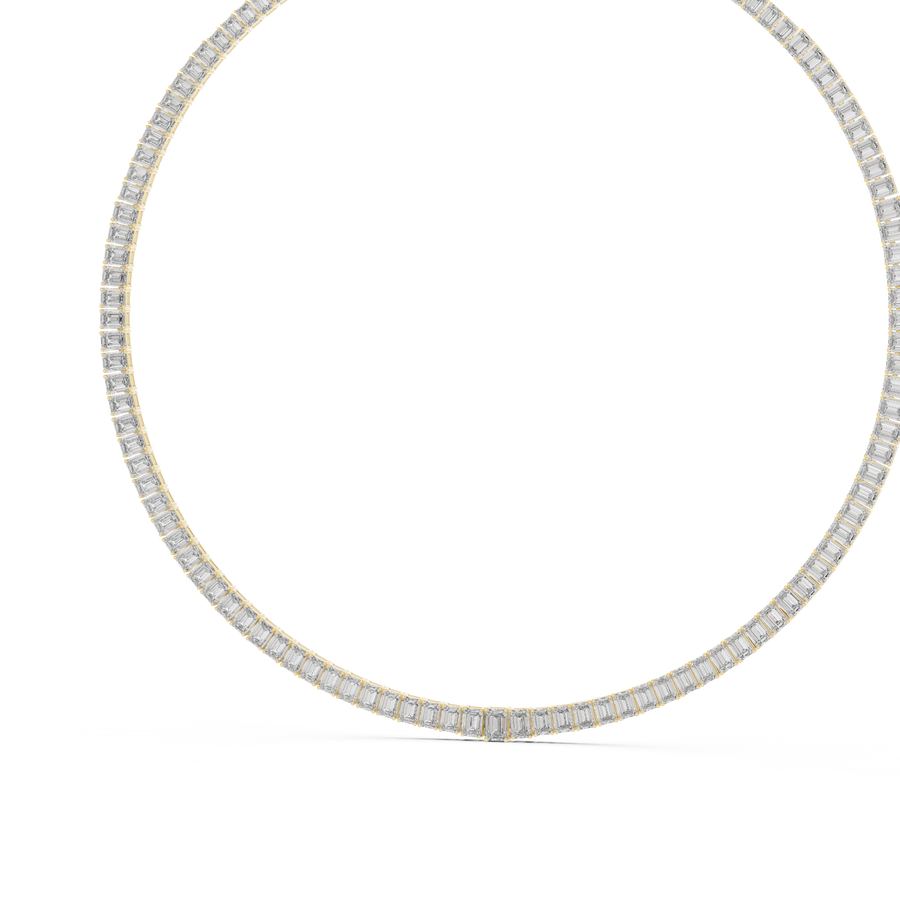 Sorevienne Multi-Size Diamond Necklace