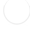 Elvarenne Round & Pear  Diamond Necklace