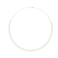 Elvarenne Round & Pear  Diamond Necklace