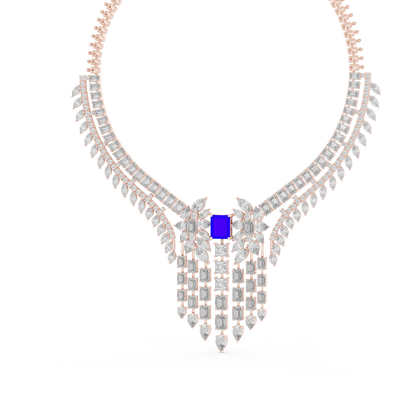 Velarienne Multi-Shape Diamond Necklace