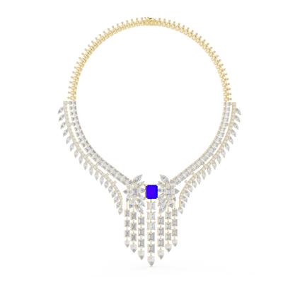 Velarienne Multi-Shape Diamond Necklace