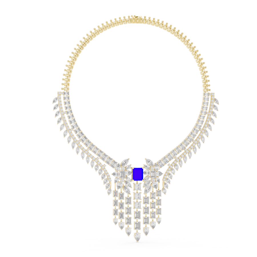 Velarienne Multi-Shape Diamond Necklace