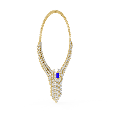 Velarienne Multi-Shape Diamond Necklace