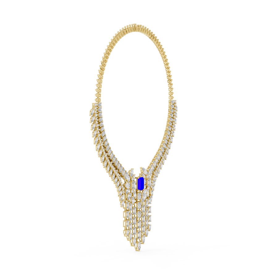 Velarienne Multi-Shape Diamond Necklace