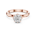 Eternal Solitaire 6.5 mm Diamond Ring