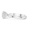 Eternal Solitaire 6.5 mm Diamond Ring