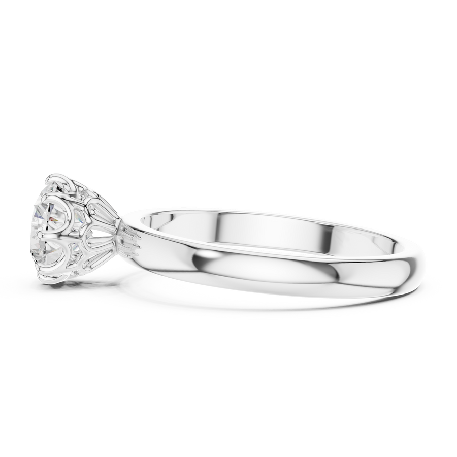 Eternal Solitaire 6.5 mm Diamond Ring