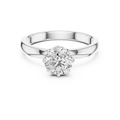 Eternal Solitaire 6.5 mm Diamond Ring