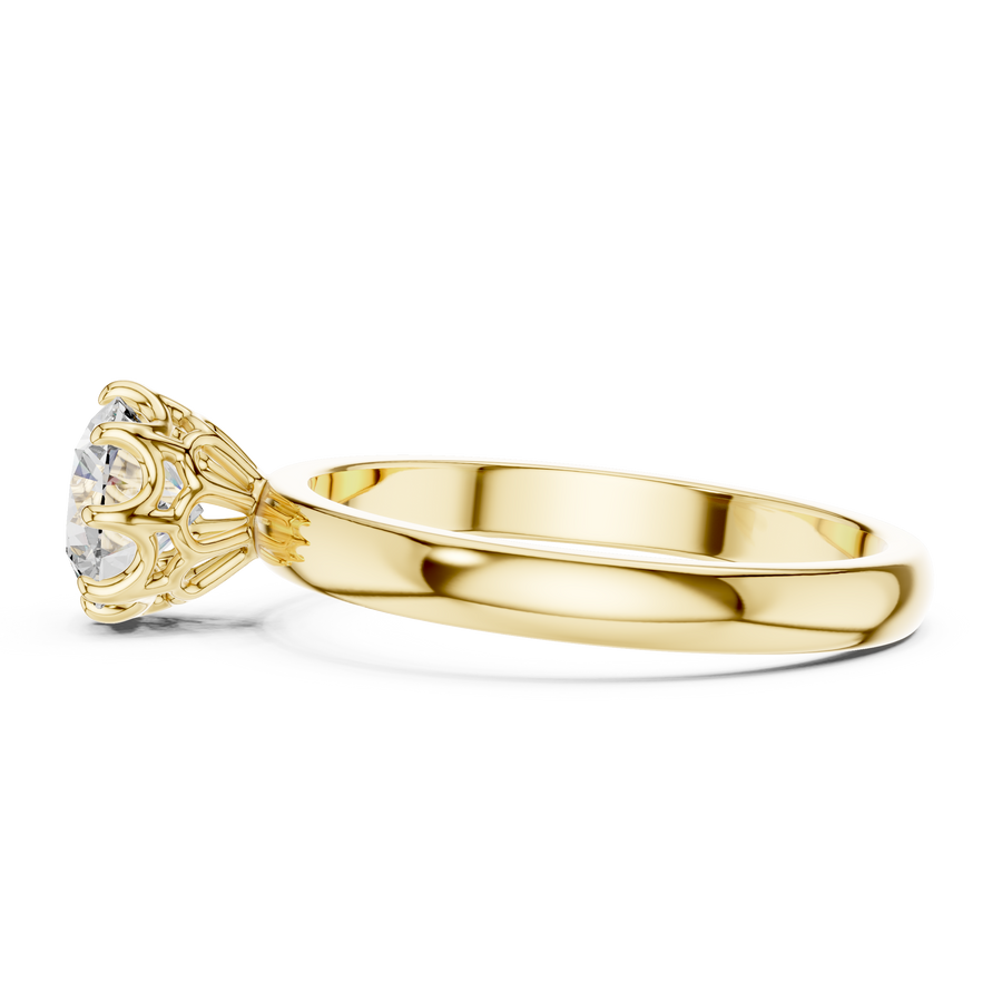 Eternal Solitaire 6.5 mm Diamond Ring