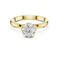 Eternal Solitaire 6.5 mm Diamond Ring