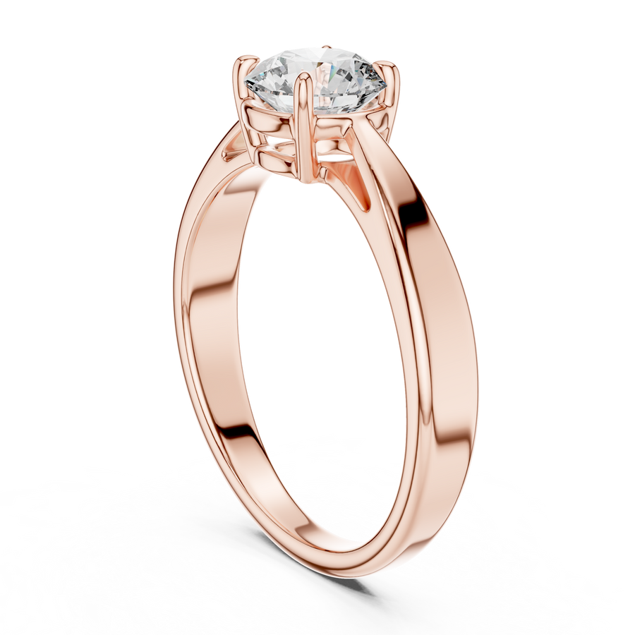 Lumière 6.5 mm Diamond Ring