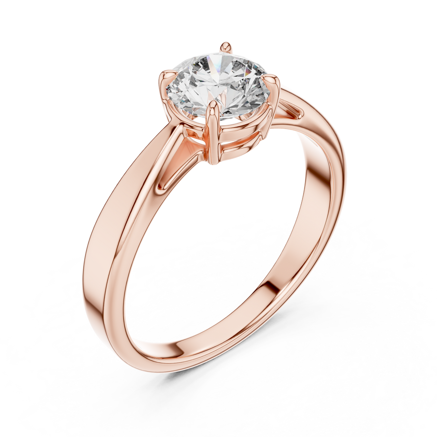 Lumière 6.5 mm Diamond Ring