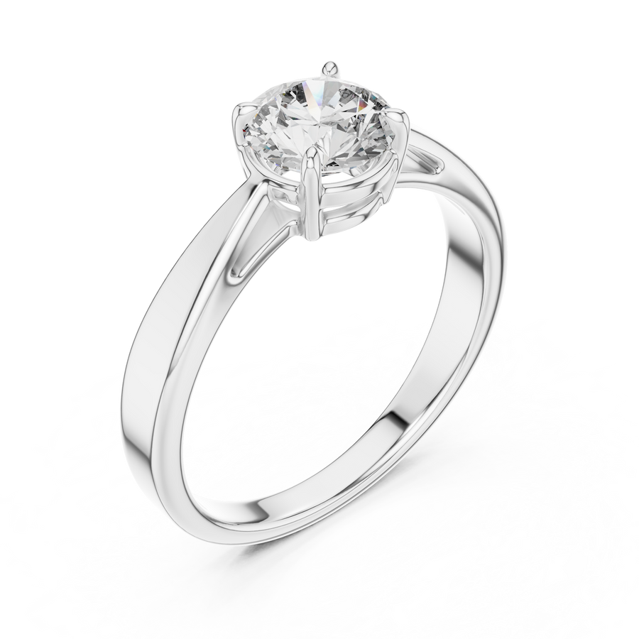 Lumière 6.5 mm Diamond Ring