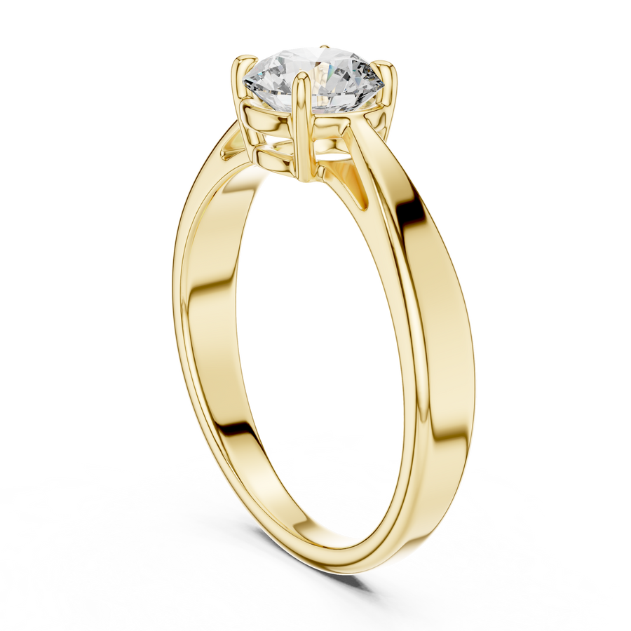 Lumière 6.5 mm Diamond Ring
