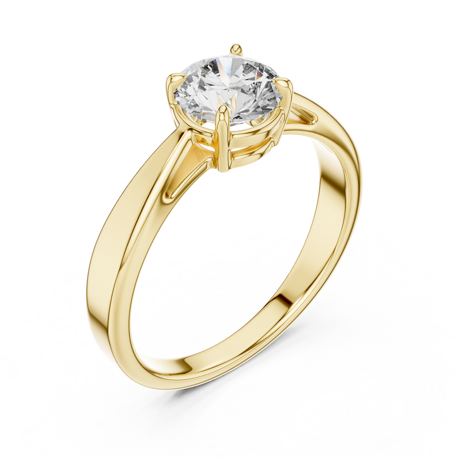 Lumière 6.5 mm Diamond Ring