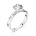 Elara 6.5 mm Diamond Solitaire Ring