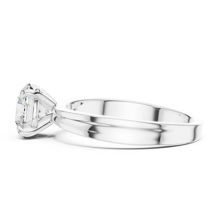 Elara 6.5 mm Diamond Solitaire Ring
