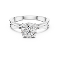 Elara 6.5 mm Diamond Solitaire Ring