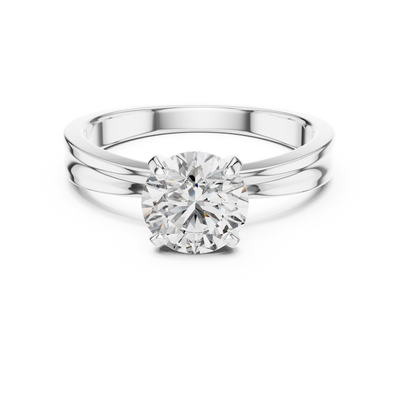 Elara 6.5 mm Diamond Solitaire Ring