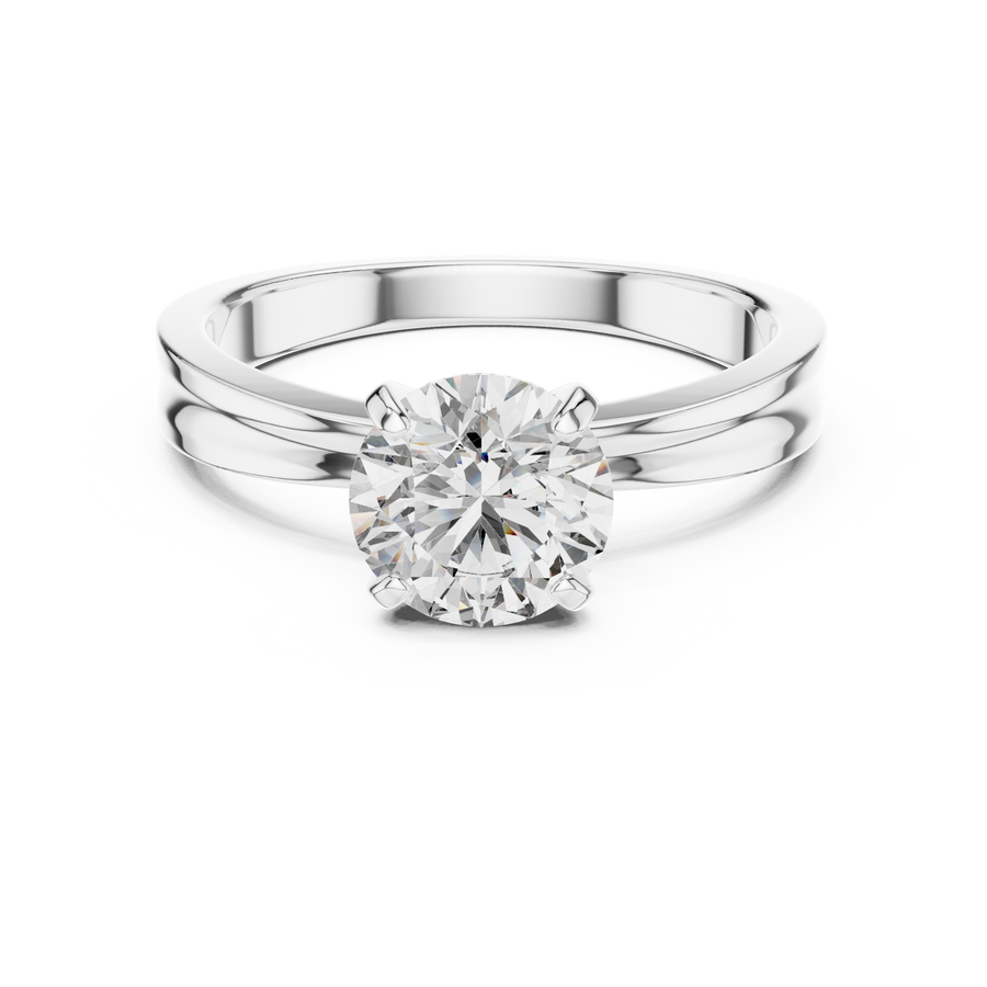 Elara 6.5 mm Diamond Solitaire Ring