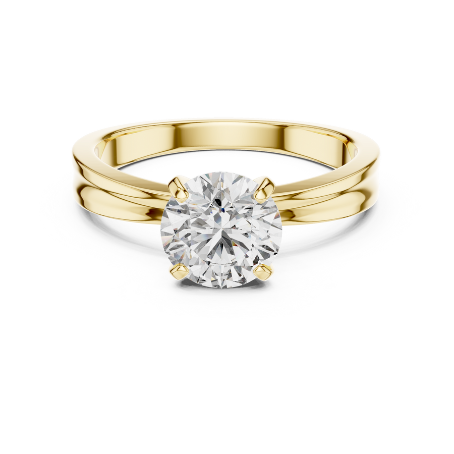 Elara 6.5 mm Diamond Solitaire Ring