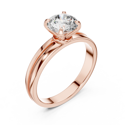 Seraphine 6.5 mm Diamond Solitaire Ring
