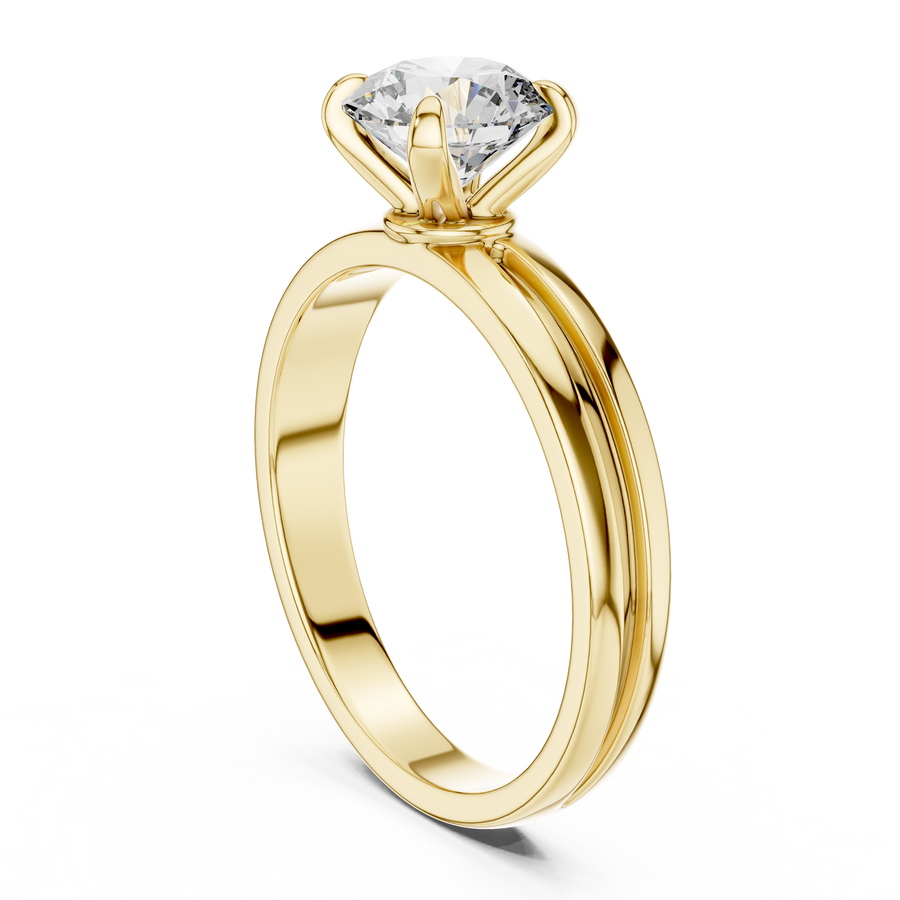 Seraphine 6.5 mm Diamond Solitaire Ring