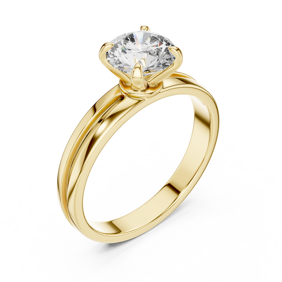 Seraphine 6.5 mm Diamond Solitaire Ring