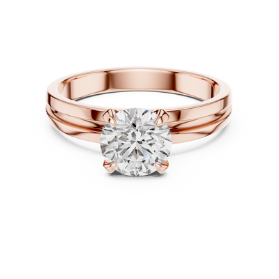 Seraphine 6.5 mm Diamond Solitaire Ring
