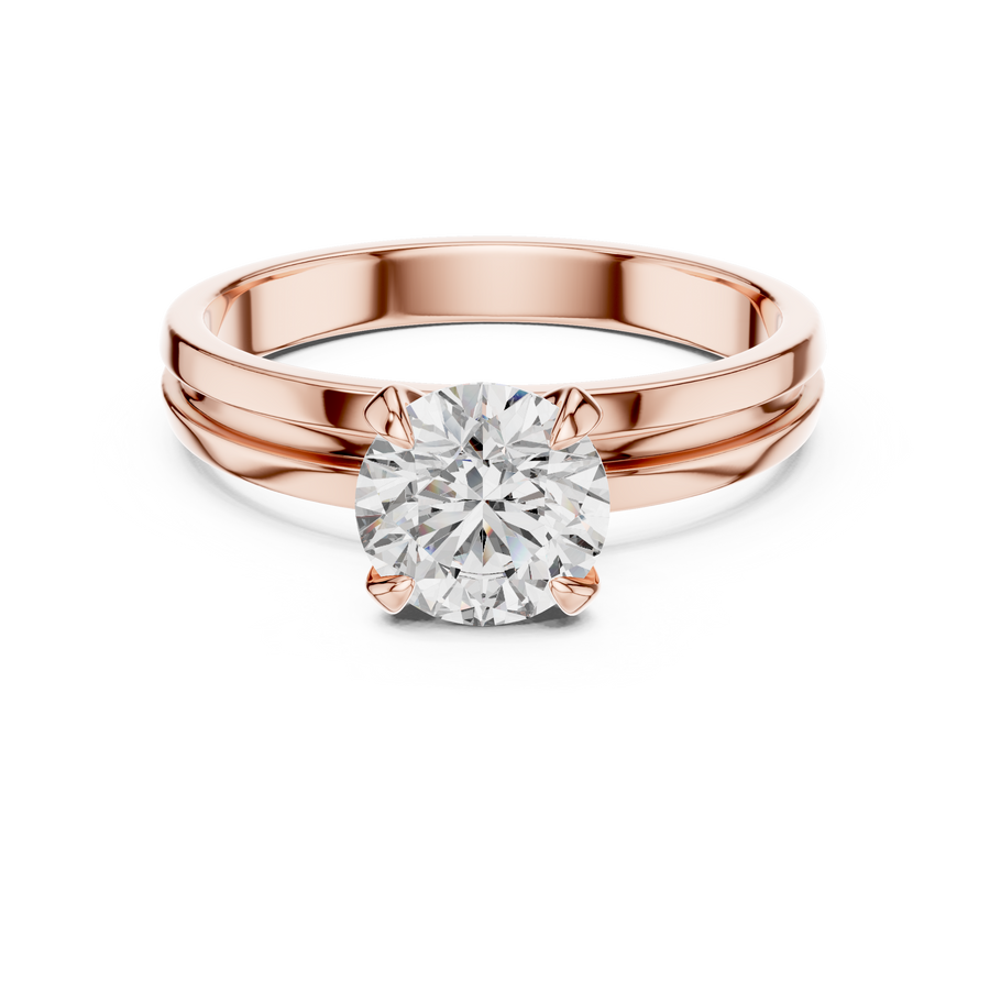 Seraphine 6.5 mm Diamond Solitaire Ring