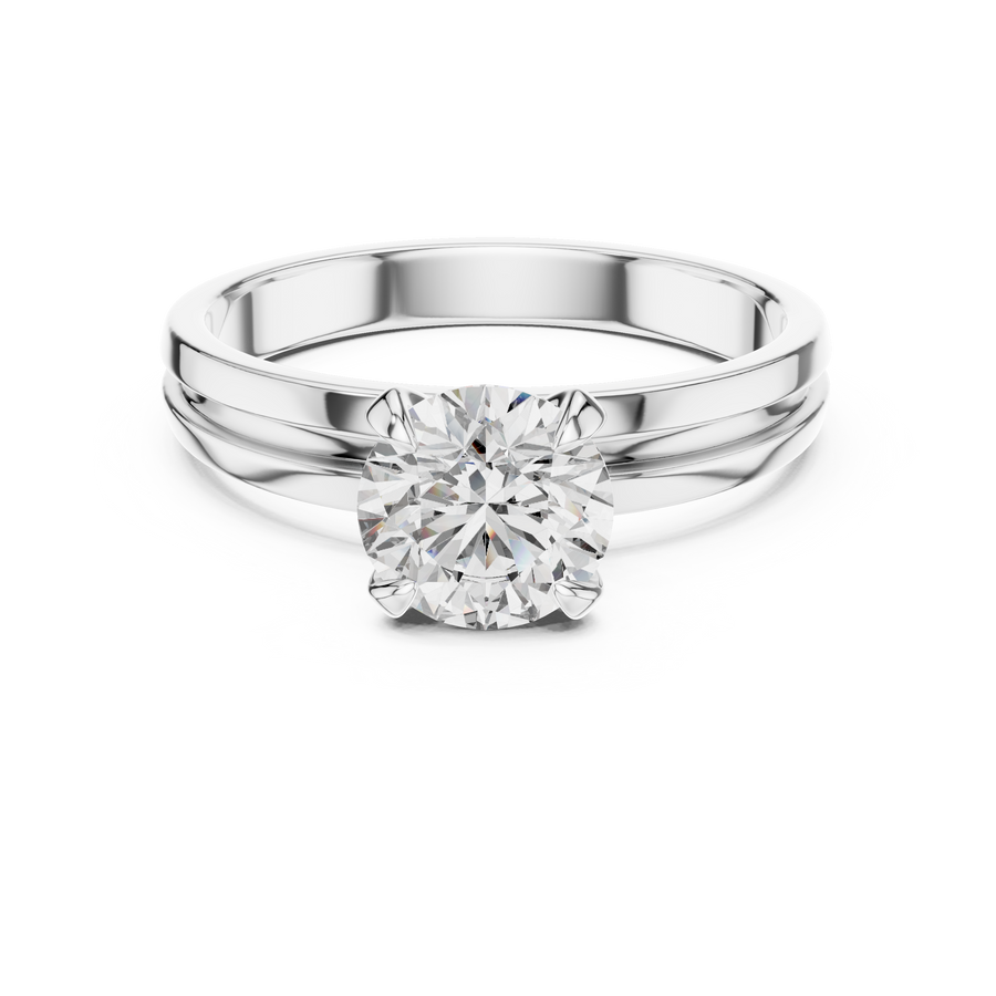 Seraphine 6.5 mm Diamond Solitaire Ring