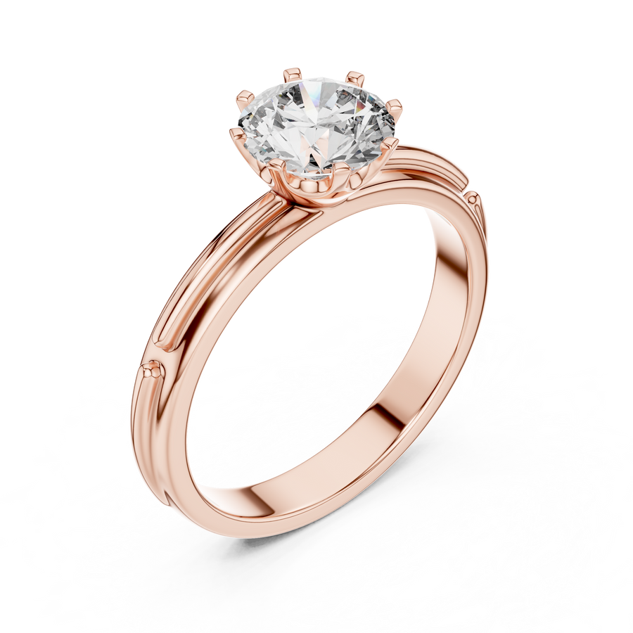 Aurelia 6.5 mm Diamond Ring